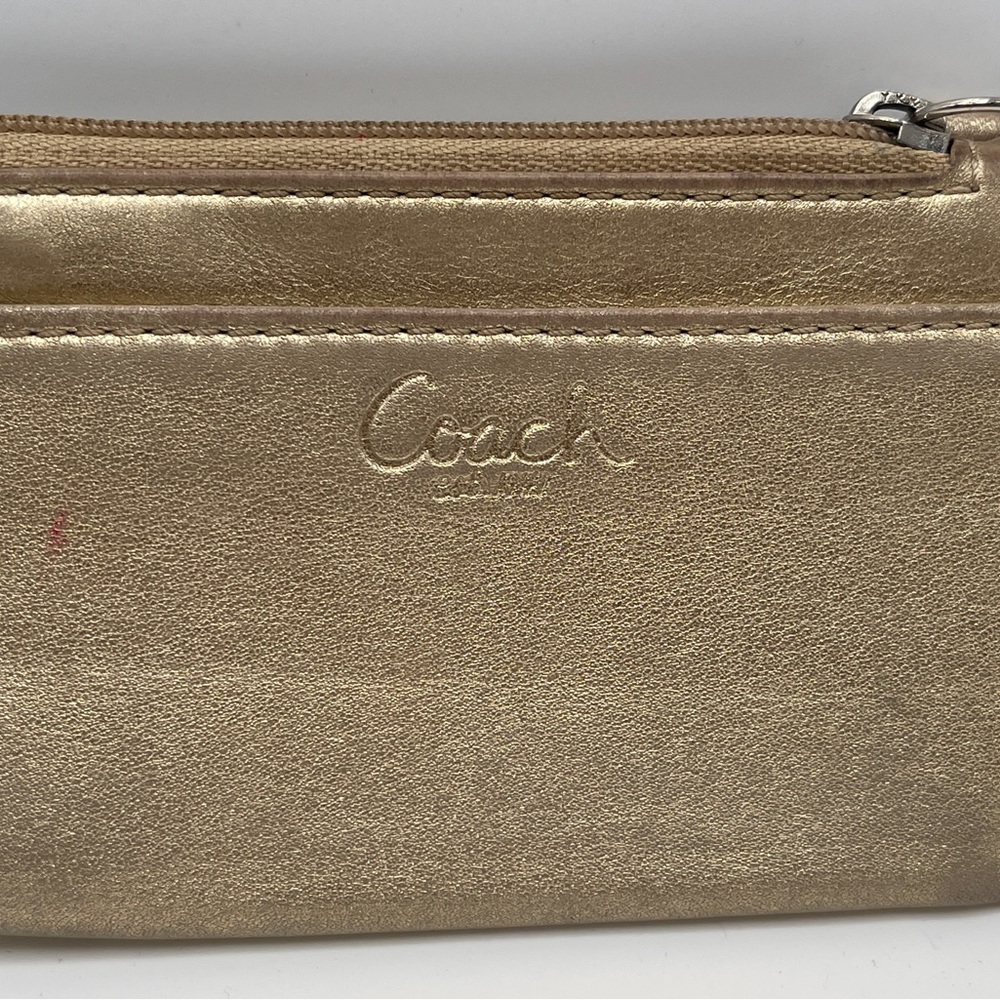Gold Coach change purse